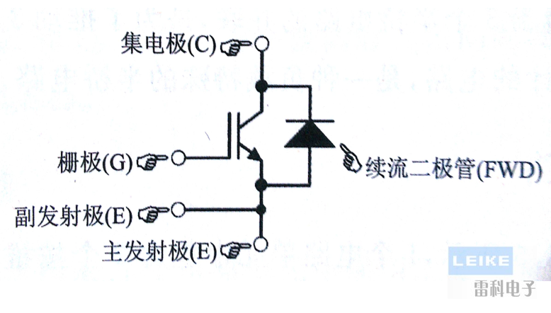 單管，模塊的內(nèi)部等效電路圖